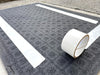 Double Sided Polypropylene Tape being used on carpet backing