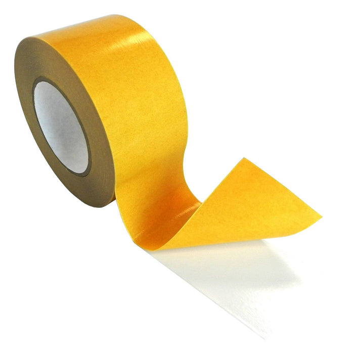 Double Sided PVC Tape 9.1 Mil White Acrylic Adhesive - DCPVC91W