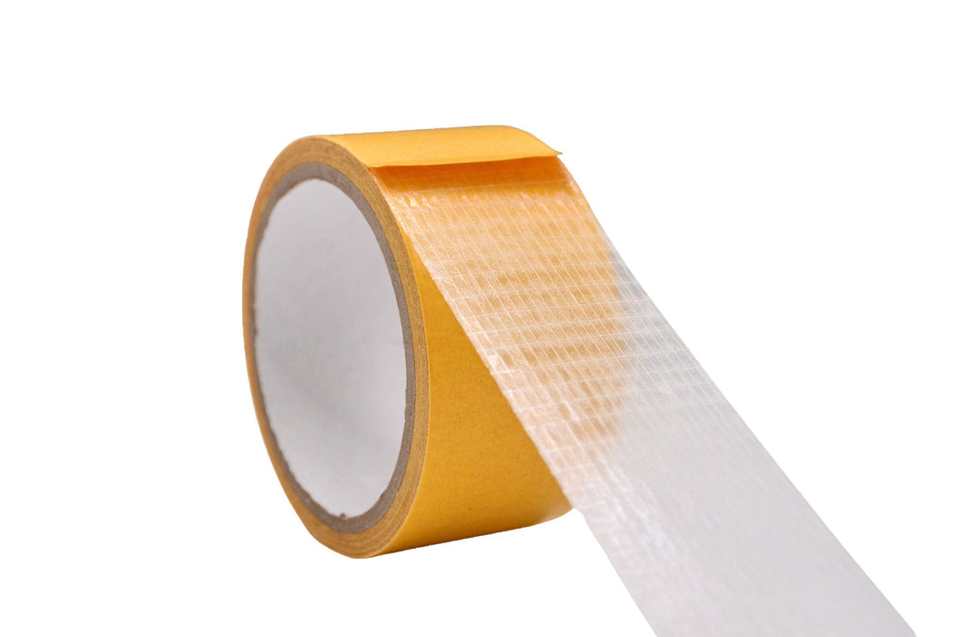 WOD Double Sided Scrim Tape 3.1 Mil, Acrylic Adhesive, For Laminating Foams and Films, DCST31WBA