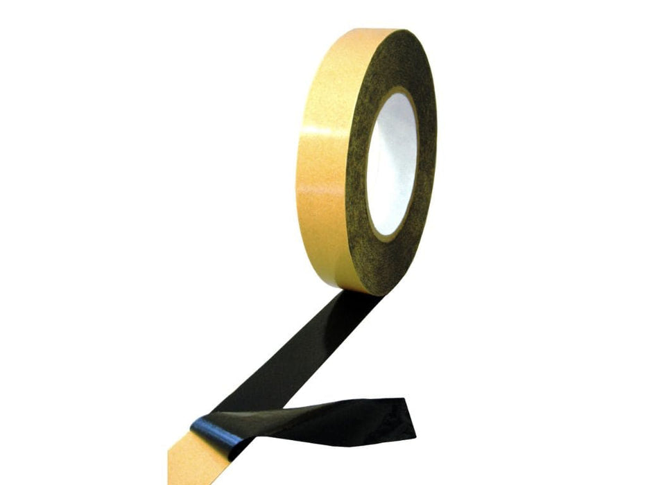 WOD Double Sided Tissue Tape 3.9 Mil Black, Acrylic Adhesive - 60 yards, Corrugators Splicing Tape, DCTT39A