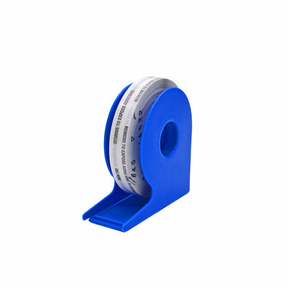 two rolls of double sided tissue tape in their dispensers