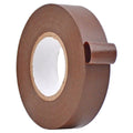 3 inch roll of Dark Brown Electrical Tape in bulk, multiple color options available