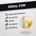 Infographic about Electric Heat Tape great for industries and professionals like electricians, HVAC, plumbers, Automotive