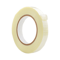 Close up of a Bi-directional Filament Strapping Tape Roll - 1/4 inch