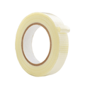 Close up of a Bi-directional Filament Strapping Tape Roll - 3 inch