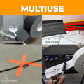 gaffers tape infographic showing its multiuse for studios photographers and chord organization