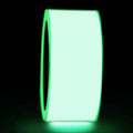 Close up of glow in the dark tape roll glowing