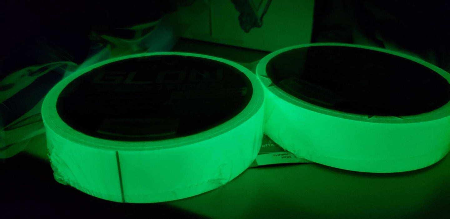 Photoluminescent Glow In The-Dark Tape 24 Hour Lighting - 50 yards - GDT24