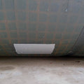 Shrink Wrap Tape used to fix tarp hole