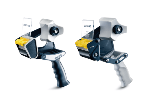 Two durable tape dispensers blue or gray availability