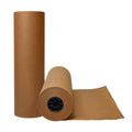 two rolls of brown 18 inch 100% Virgin Natural Kraft Paper, professional white background