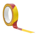 4 inch roll of Red and Yellow safety hazard floor tape