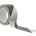 4 inch roll of black and gray safety floor tape
