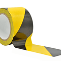 5 inch roll of black and yellow hazard floor tape