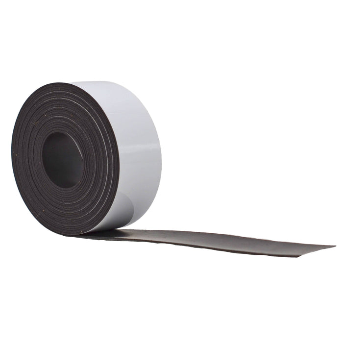 WOD Flexible Magnetic Tape with Writeable White Surface - 10 feet per Roll MTWO03