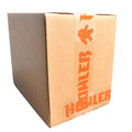 customize tape with logo on a brown shipping box