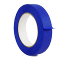 Close up of a roll of blue painters masking tape - 2 inch
