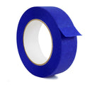 Close up of a roll of blue painters masking tape - 1.5 inch