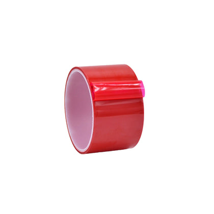 Roll of red polyester tape, high temperature resistant tape