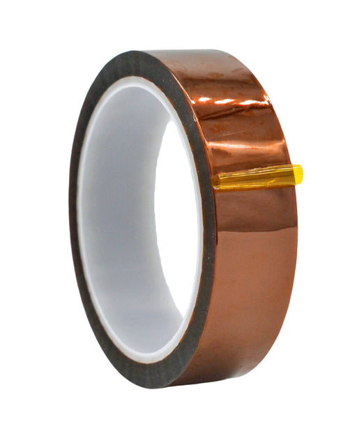 Close up of Kapton Tape roll 1.5 inch wide