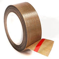 Close up of  Fiberglass Cloth Teflon Tape roll 2  inch wide