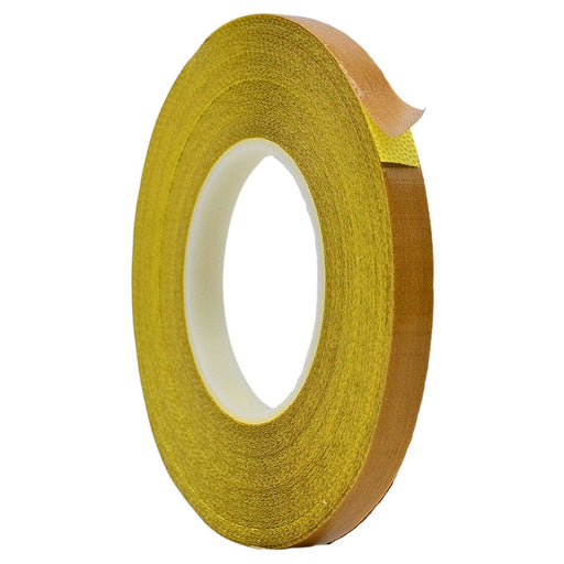 Close up of  Fiberglass Cloth Teflon Tape roll 1.5 inch wide