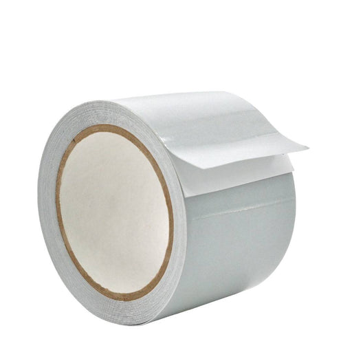 close up of a roll of retroflective tape - 4 inch