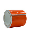 close up of a roll of retroflective tape - 4 inch