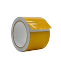 close up of a roll of retroflective tape - 3 inch