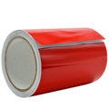 close up of a roll of retroflective tape - 4 inch