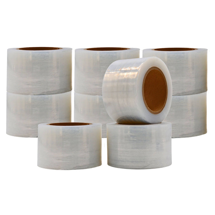 WOD Mini Stretch Wrap with Handle for Palletizing, Shipping, or Moving - 120 Gauge, 700 feet per Roll SFCB120