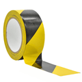 4 inch roll of black and yellow hazard floor tape