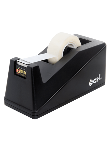WOD Office Tabletop Tape Dispenser - For up to 1 inch Tape, TTD1BK