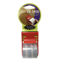 Crystal Clear Carton Sealing Tape with red plastic tape Dispenser 