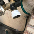 Outdoor Water Pipe Faucet with thread sealant PTFE tape on it