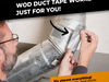 WOD DTC10 Extra Wide Industrial Grade Duct Tape 60 ft. (Available in Industrial Sizes)