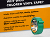 3/4 inch roll of Purple warehouse floor marking tape available in bulk and all colors