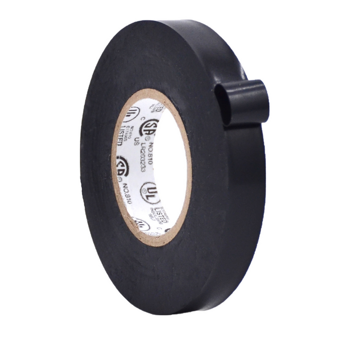 WOD ETB866 Premium Grade Black Electrical Tape General Purpose (Available in Multiple Sizes)