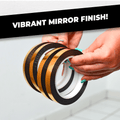 Metalized shiny tape roll - all colors and sizes available