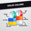 infographic about Reflective Tape mentioning it is available in all solid colors