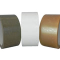 Close up of multiple different colored rolls Poly Bag Tape UPVC 