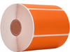 Bright Orange Nametag Sticker Direct Thermal  Label Roll 